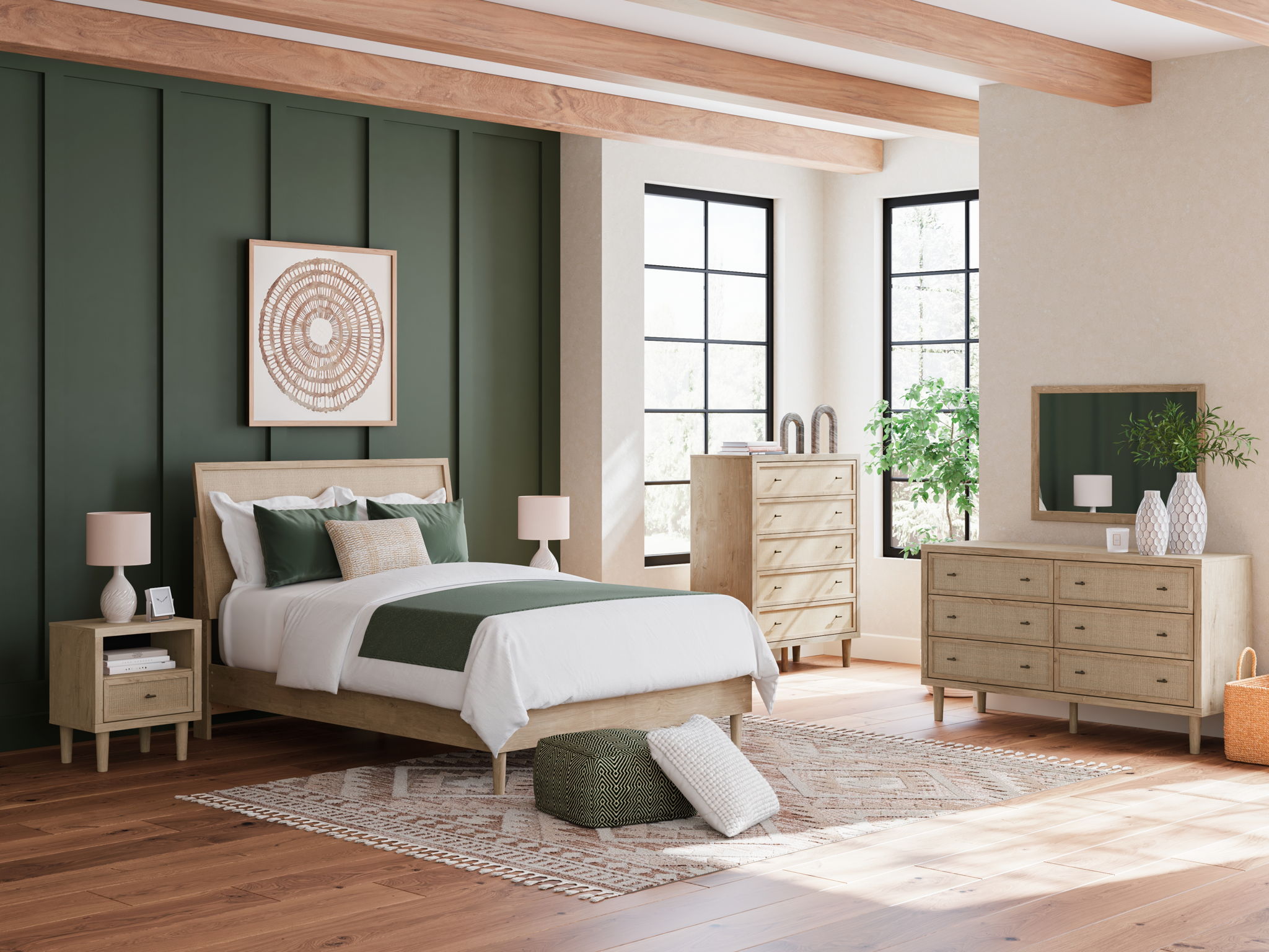 Cielden - Panel Bedroom Set - | Free Shipping | Exclusive Furniture