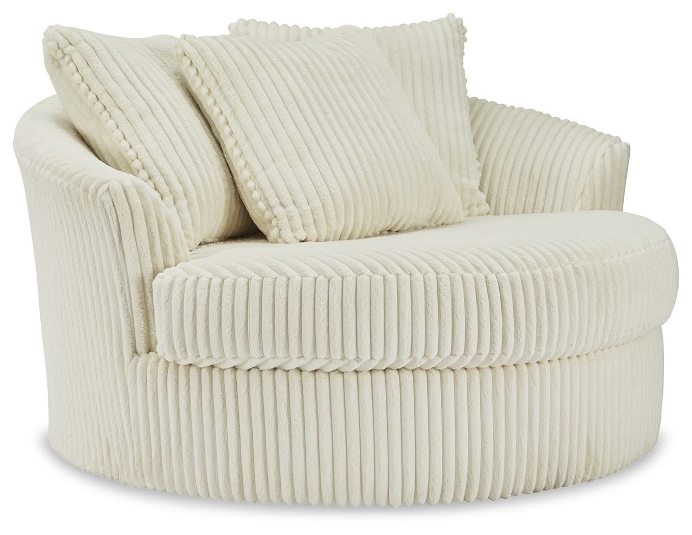 Lindyn - Oversized Swivel Accent Chair - | Free Shipping | Exclusive ...