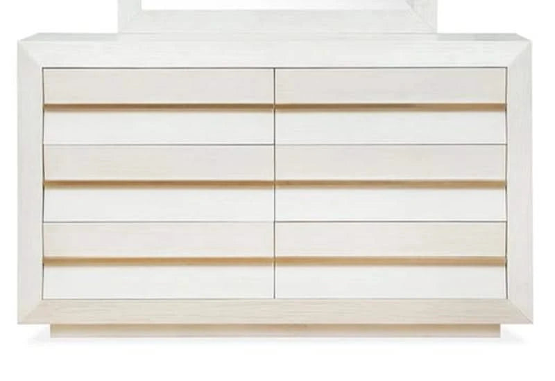 modern white double dresser Tvilum, Next 6 Drawer Double Dresser, White