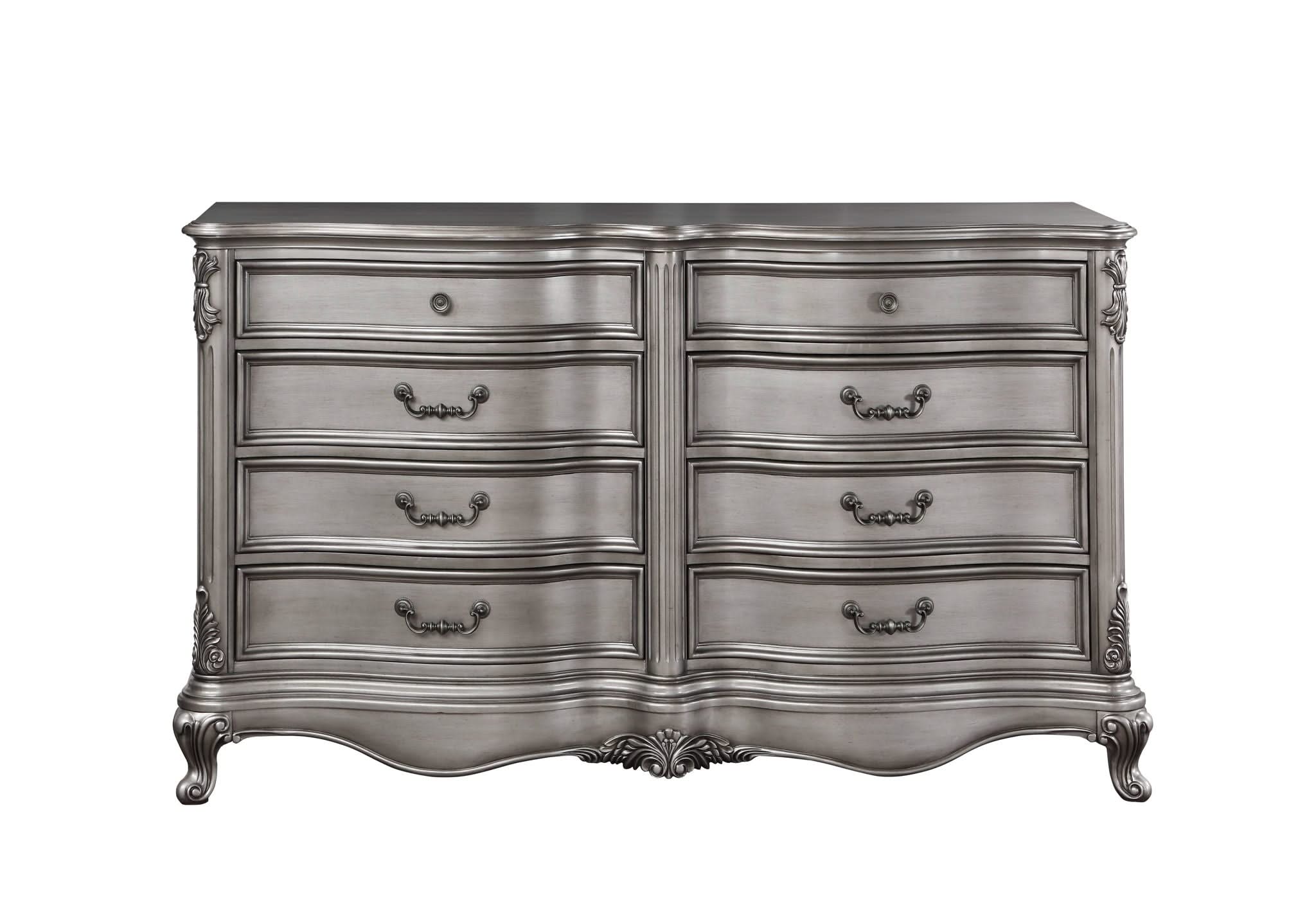 metallic silver dresser Ariadne - - Antique - | Free Shipping color:Papaya WKO6009_WHITE_3-ECOMMERCE-Available Bris Aura Women's Solid and a silvery gold
