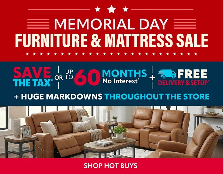 Memorial Day Extended Sale in Houston, TX | Save Big on Furniture & Mattresses Through June 1