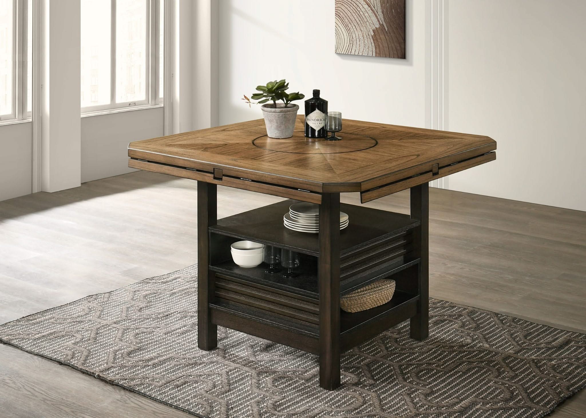 Oakly - 5 Piece Dining Room Set - Light Brown