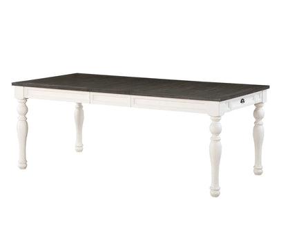Joanna Two Tone Rectangular Extension Dining Table
