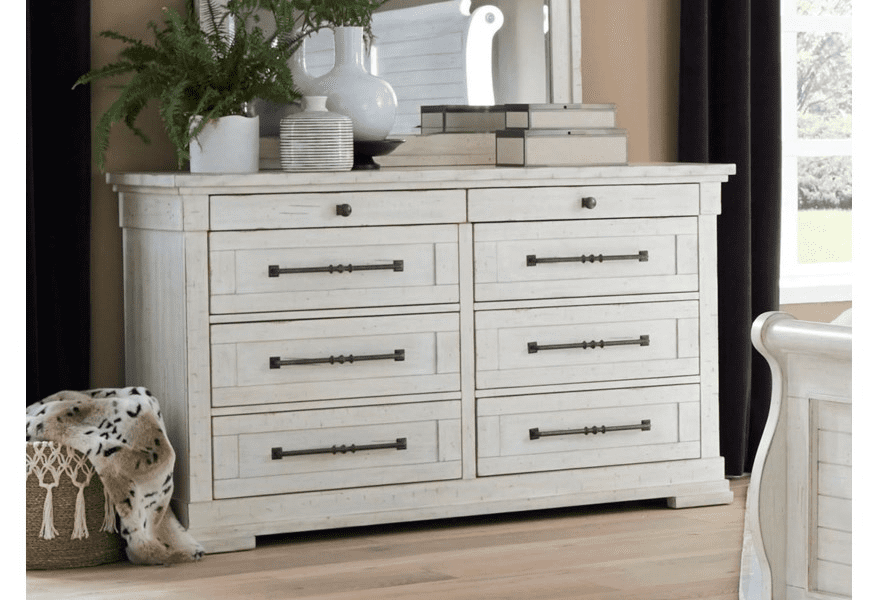 Home Dresser – Classic Storage in Antique White Finish