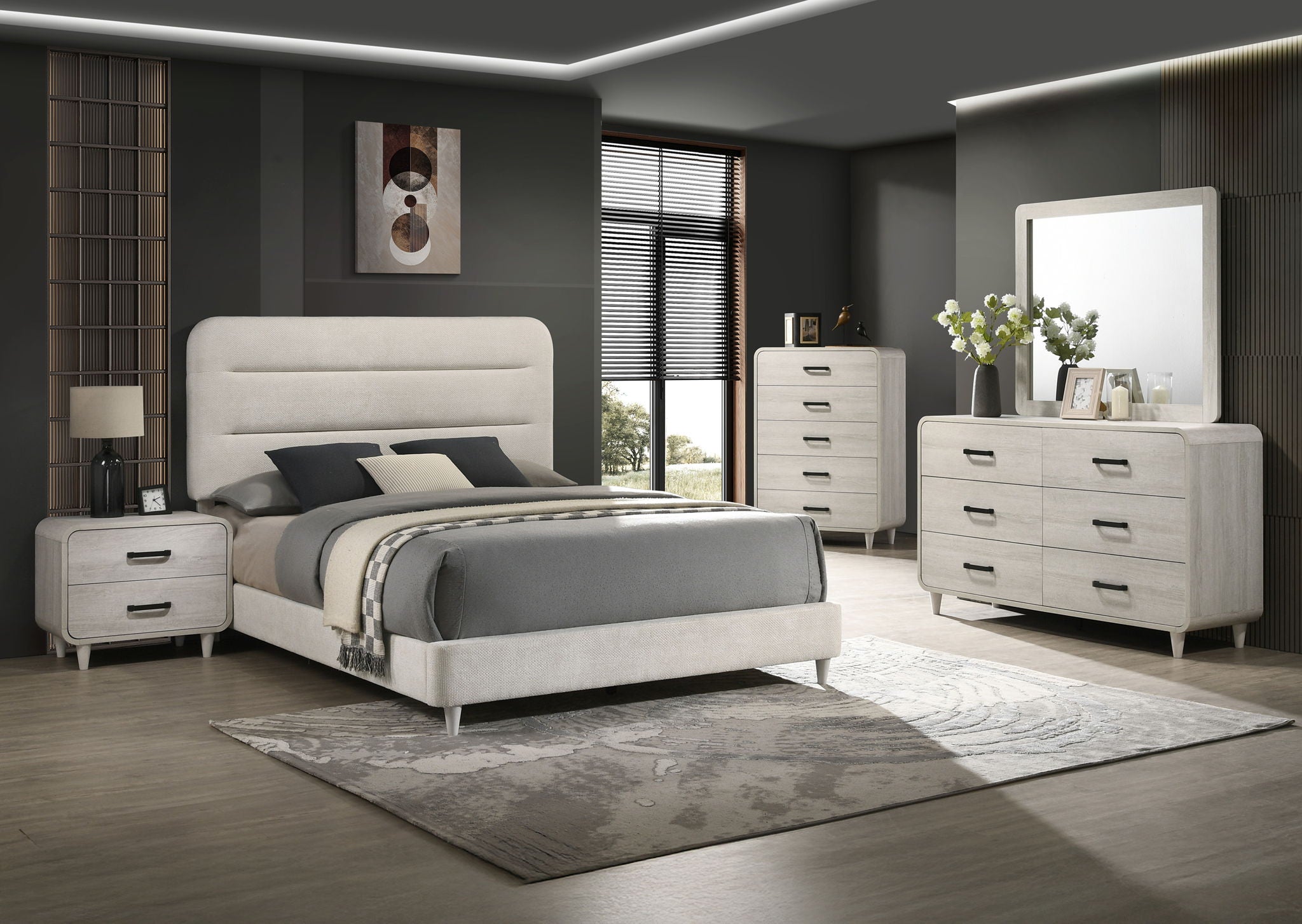 Nyomi - Night Stand - White