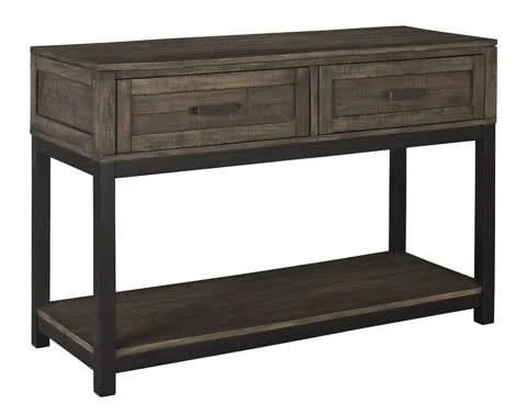 Johurst Two Tone Rustic Console Sofa Table
