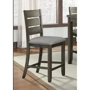 CATO GREY SLAT BACK COUNTER STOOL - DCT350