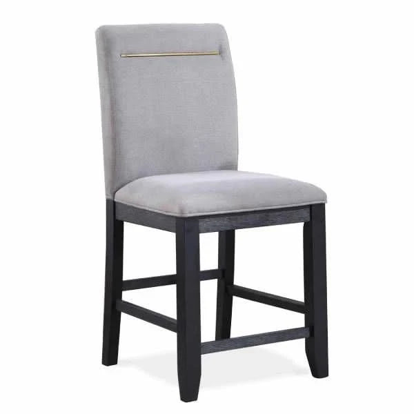 YVES GREY COUNTER CHAIRS