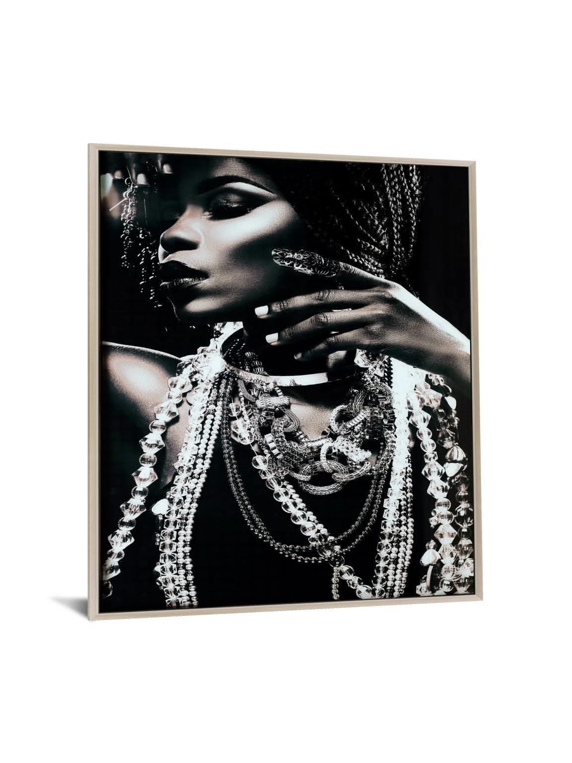 WOMAN JEWEL WALL ART