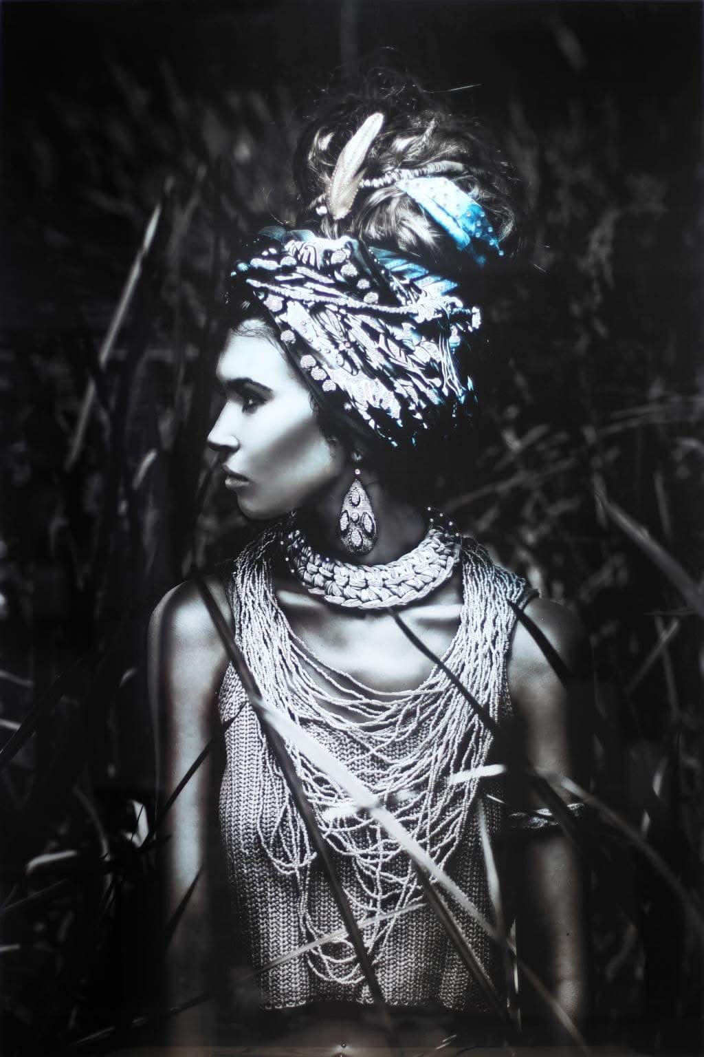 WOMAN NATIVE WALL ART