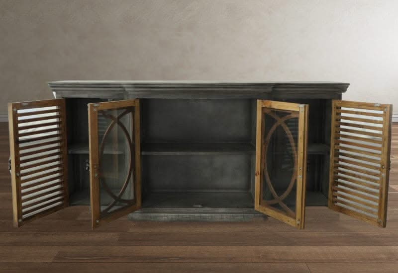 2 TONE OVERSIZED CONSOLE