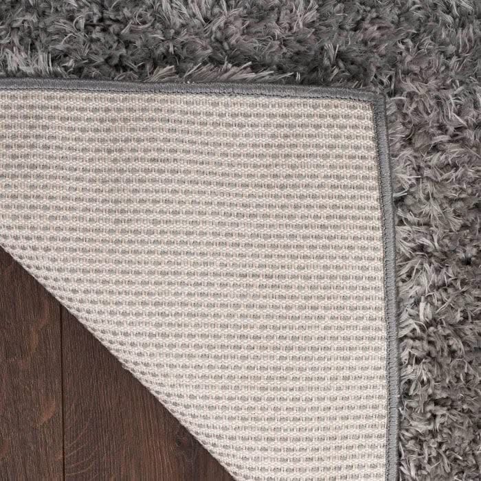 GREY 7X9 LUSH SHAG RUG