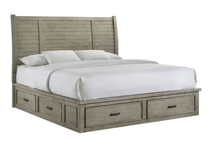 Sullivan Grey Queen Storage Bed