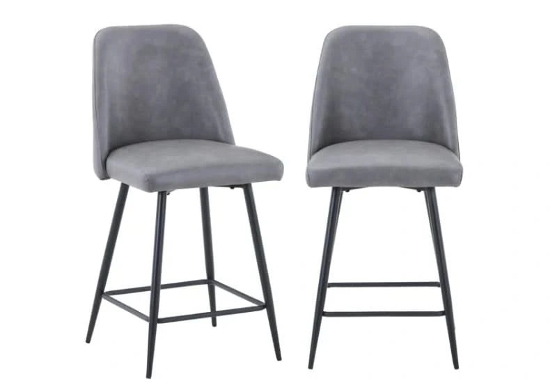 BRENNAN 24" STOOL - GREY