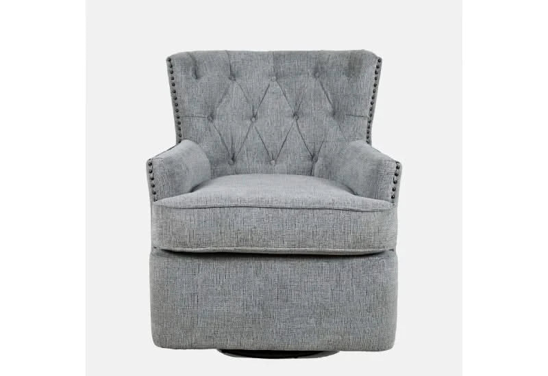 BRYSON SWIVEL ACCENT CHAIR-ASH