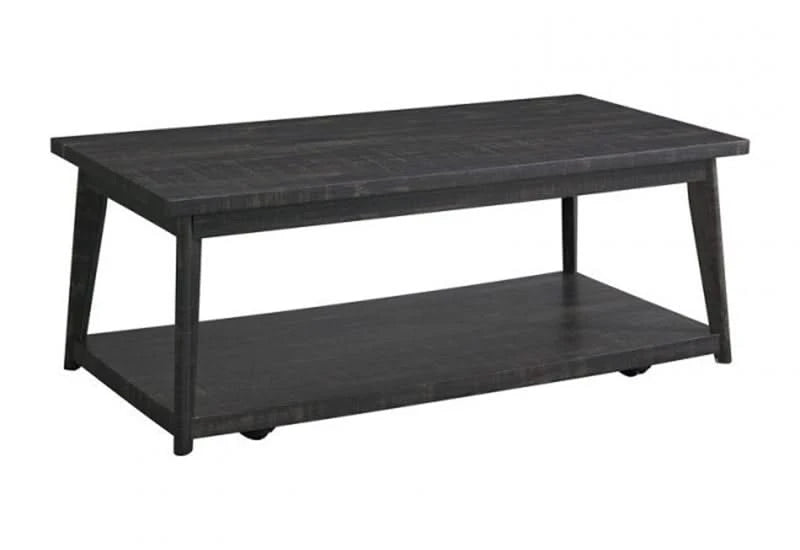 Libby Brown Contemporary 3PC Coffee Table Set with Shelf Storage