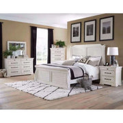 HOME 5PC Queen Bedroom Set with Bed, Dresser, and Mirror