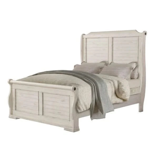 HOME 5PC Queen Bedroom Set with Bed, Dresser, and Mirror