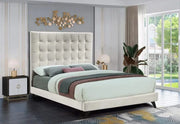 ELLY CREAM QUEEN UPHOL. BED
