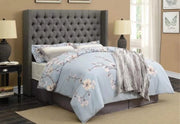 BANCROFT GREY QUEEN BED