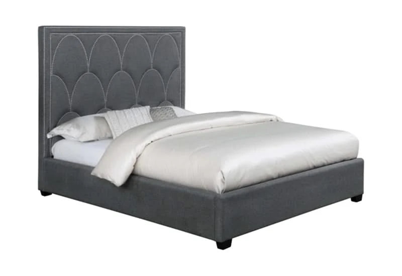 BOWFIELD CHARCOAL QUEEN BED