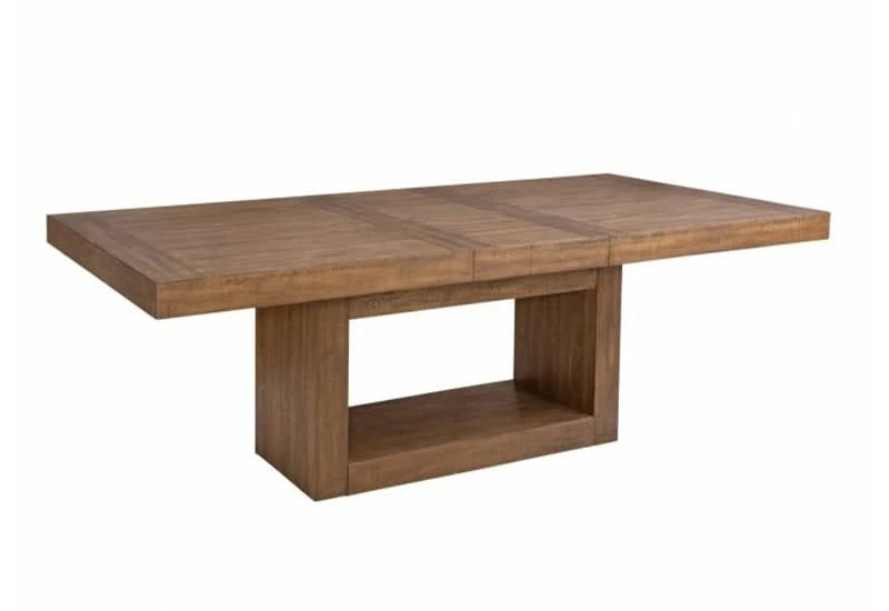 Garland Wooden Modern Rustic 7PC Dining Set with 70" - 88" Extendable Table and 6 Fabric Chairs