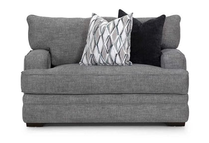 Protege Gray Accent Chair with Reversible Cushions