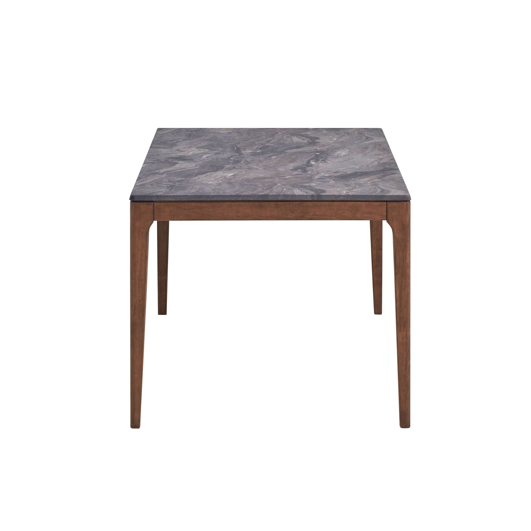 Bevis - Engineered Stone Top Dining Table - Walnut - | Free Shipping ...