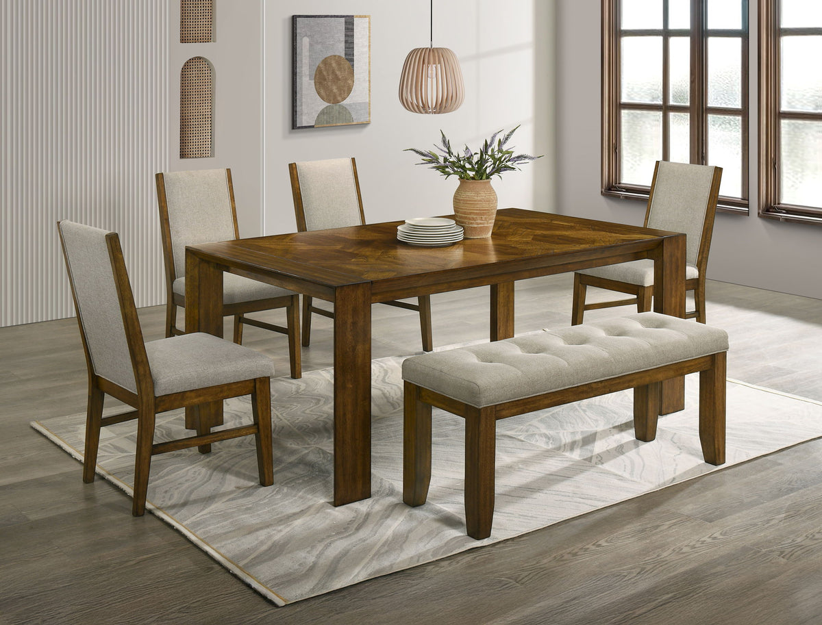 Hollister - Side Chair (Set of 2) - Gray / Dark Brown
