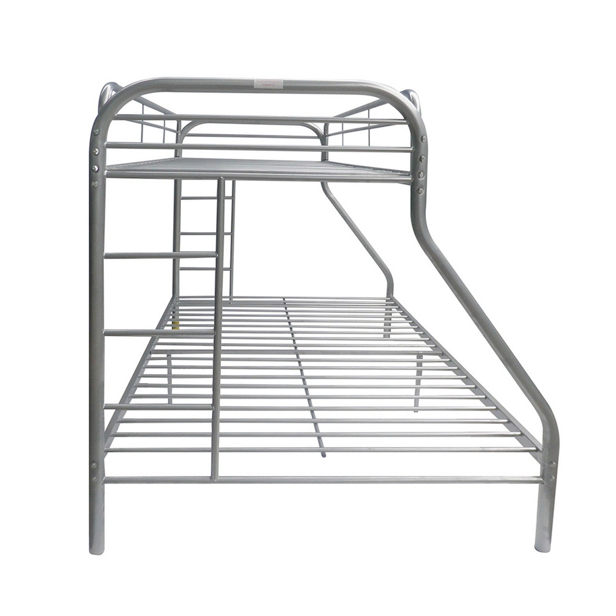 Tritan - Twin / Full Bunk Bed - Silver