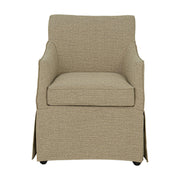London - Upholstered Skirted Dining Arm Chair