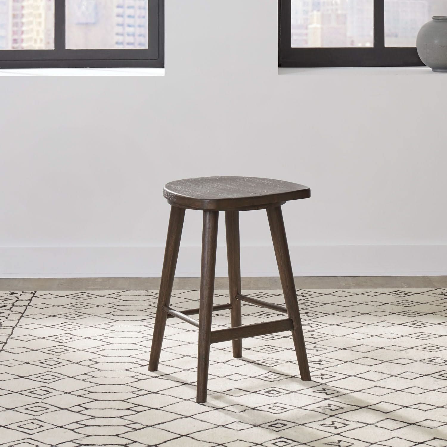 City View - Console Stool - Coffee Bean