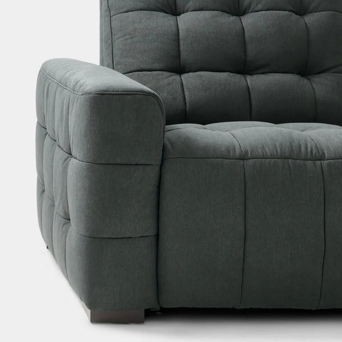 Peyton Pepper Charcoal 6-Piece Power Reclining Sectional with Storage Console & USB Charging