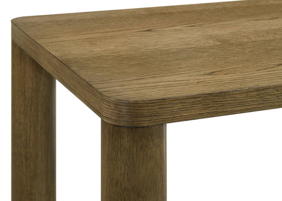 Castlewood 2-piece Cocktail Coffee Table Set Brown Oak