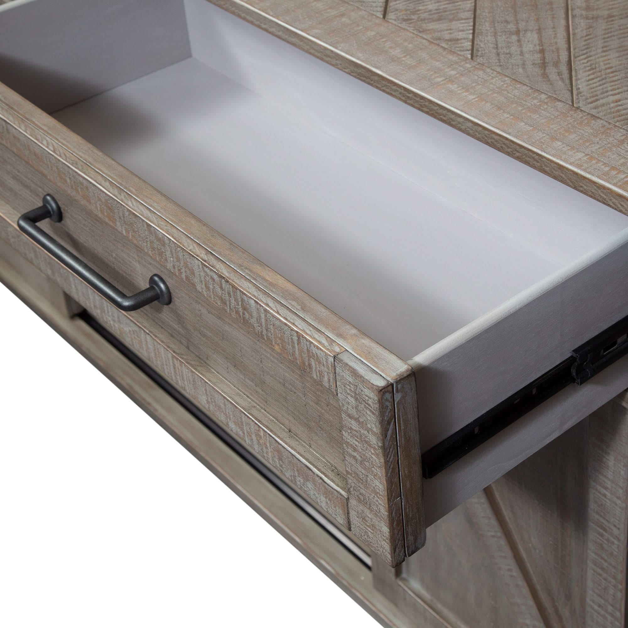 Parkland Falls - Sofa Table - Weathered Taupe