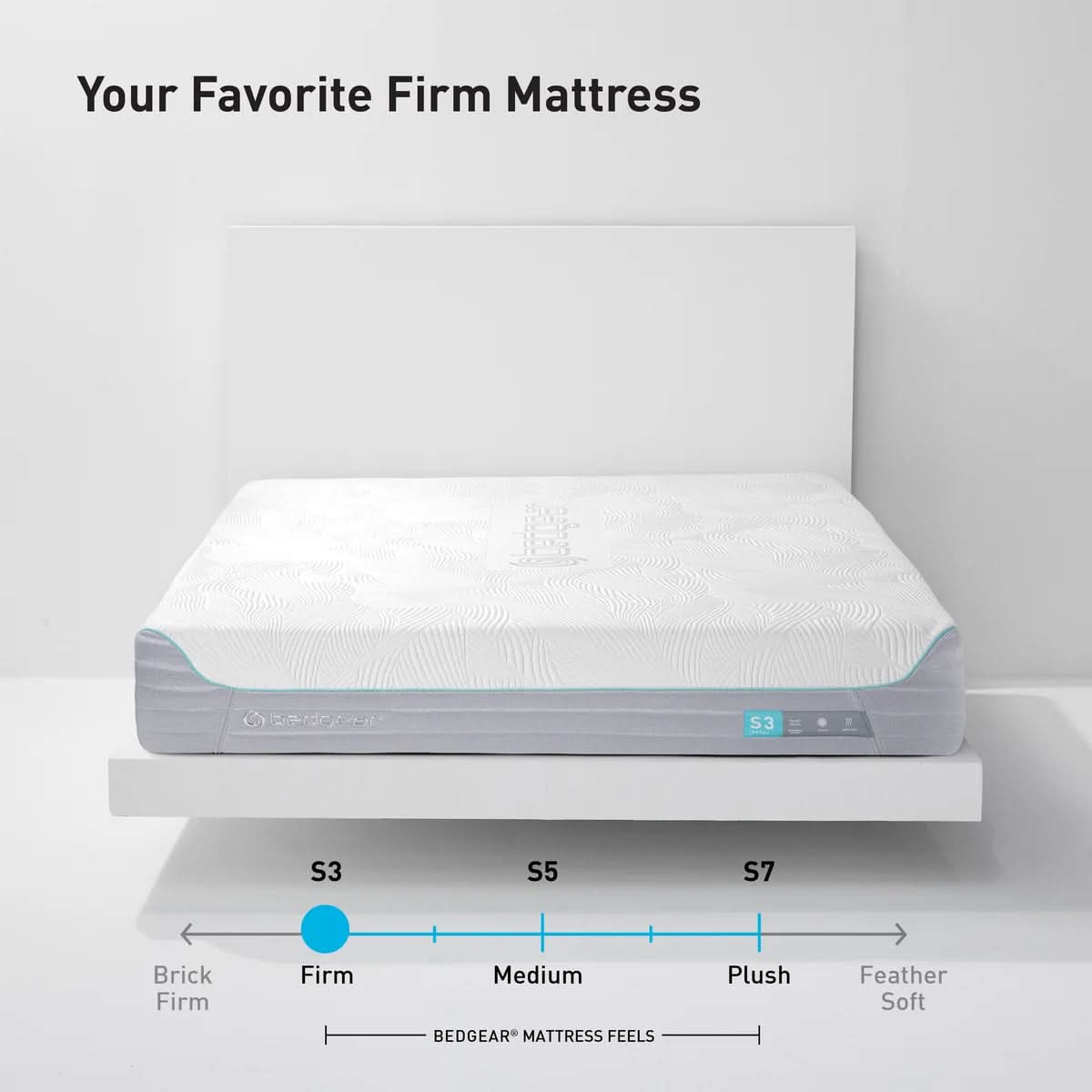 BEDGEAR S3 Performance 10" Firm Mattress