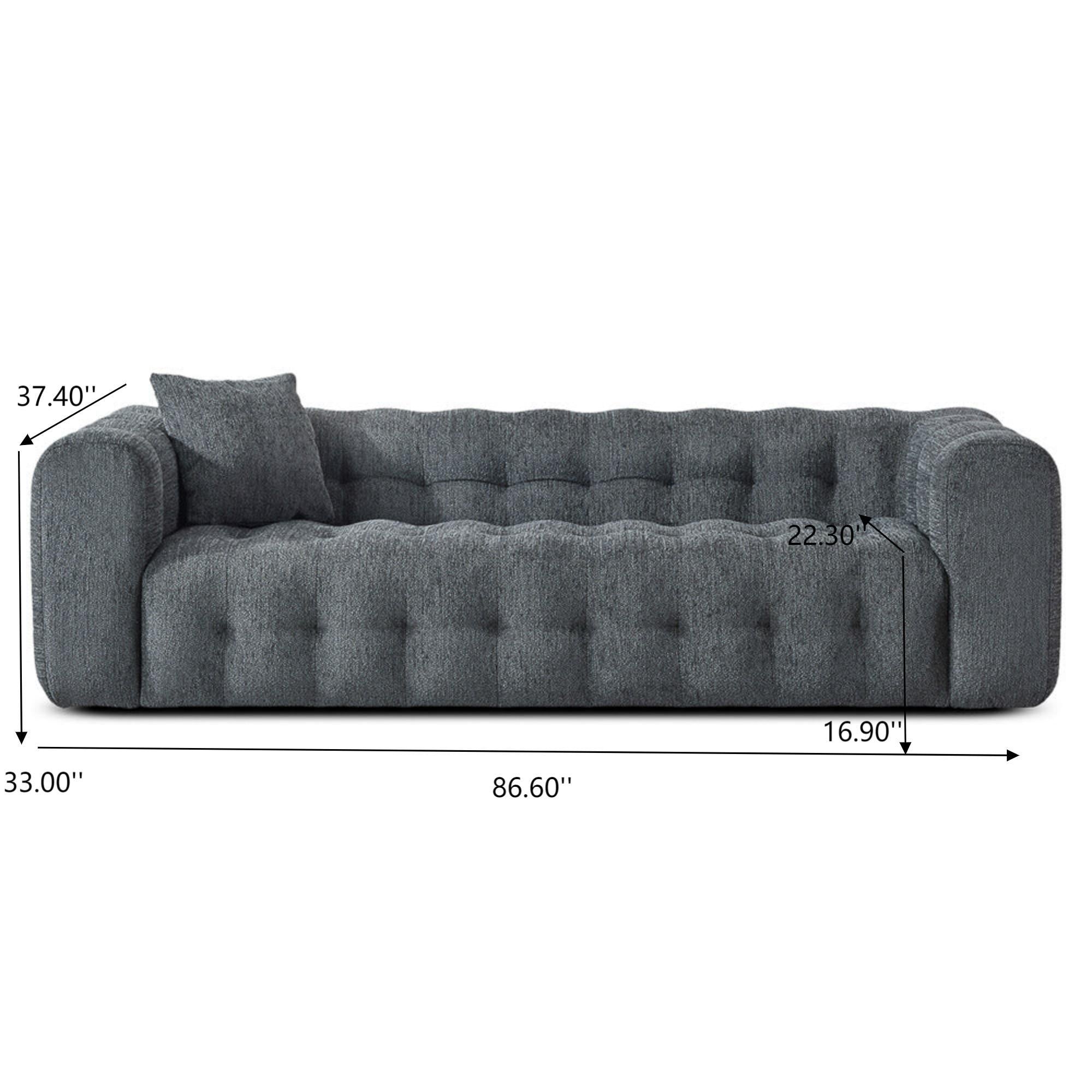 Eden - Modern Tufted Chesterfield Sofa