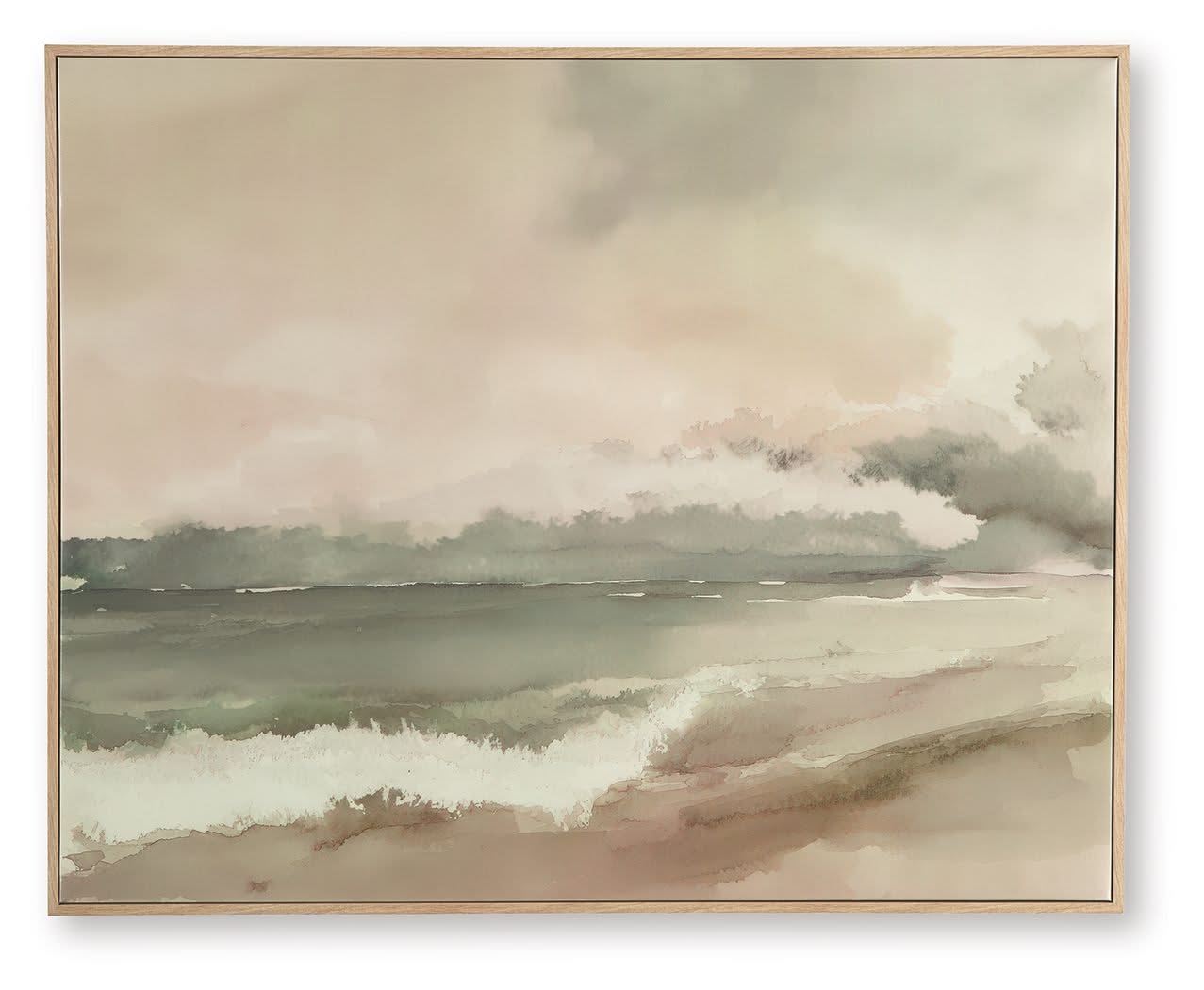 Vallus - Wall Art - Blush / Green / Gray