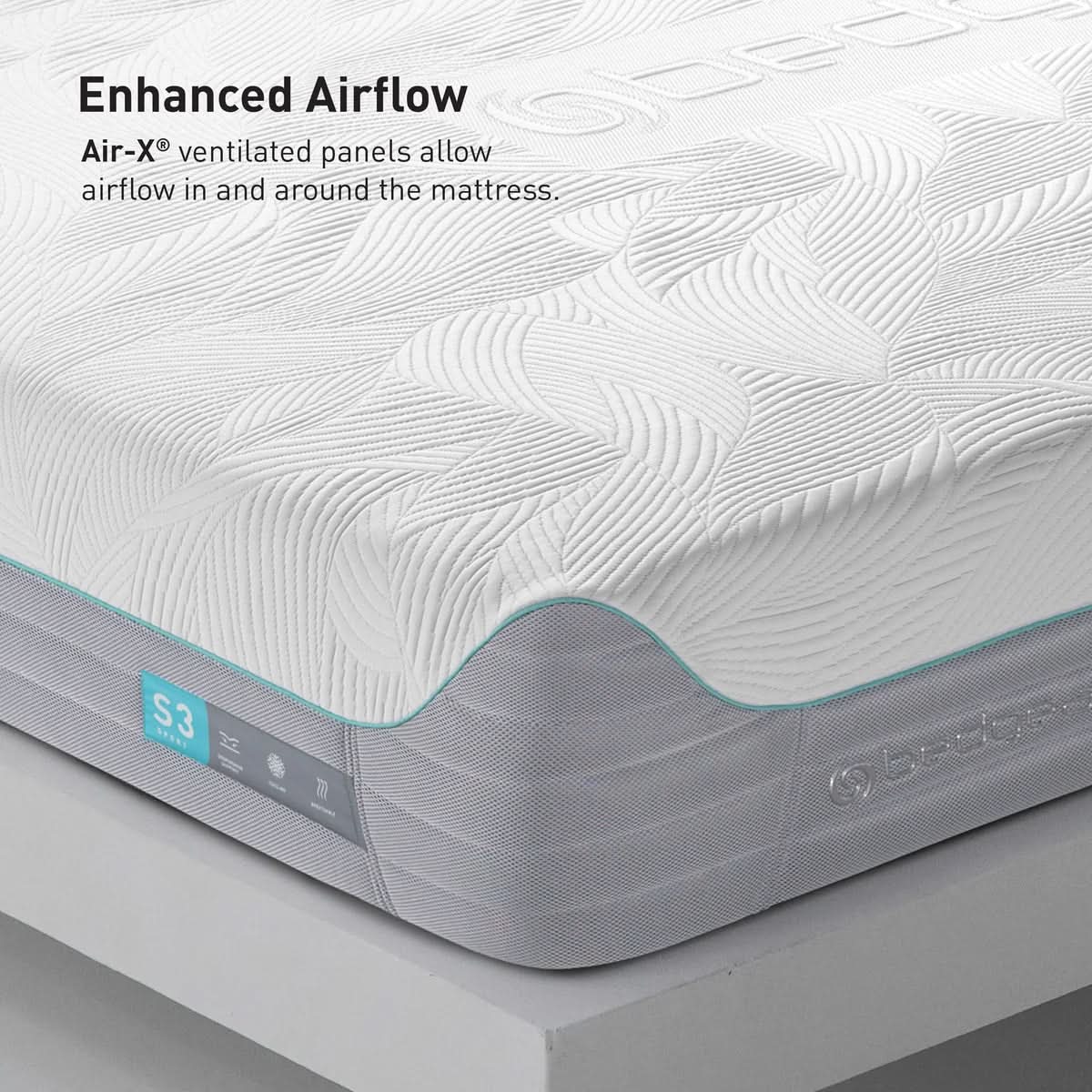 BEDGEAR S3 Performance 10" Firm Mattress