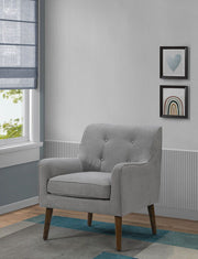 Ryder - Tufted Armchair - Gray