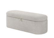 Philipa - Storage Bench - Oatmeal Tweed