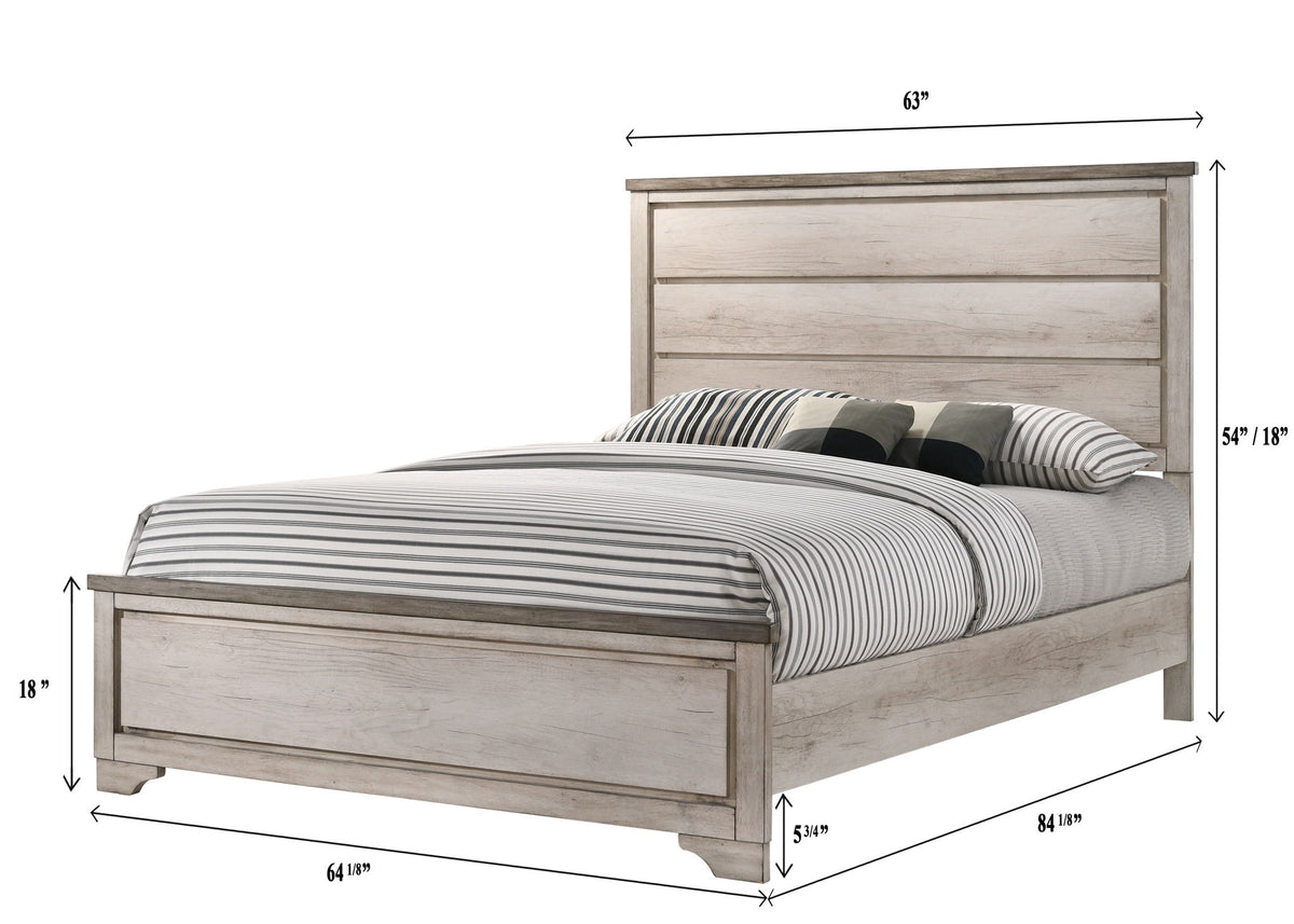 Patterson - Queen 3 Piece Bedroom Set - Beige