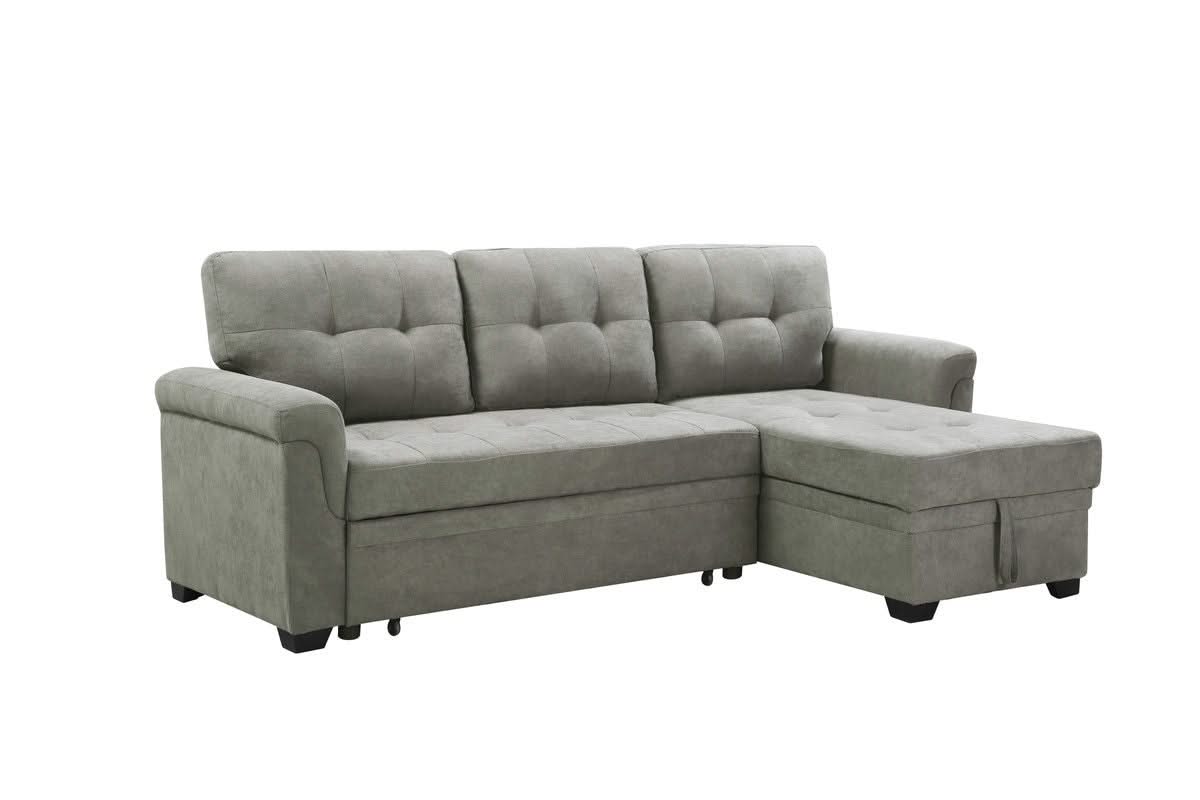Lucca - Reversible Sleeper Sectional Sofa With Storage Chaise