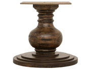 Lumiere - Round Pedestal Table - Brown