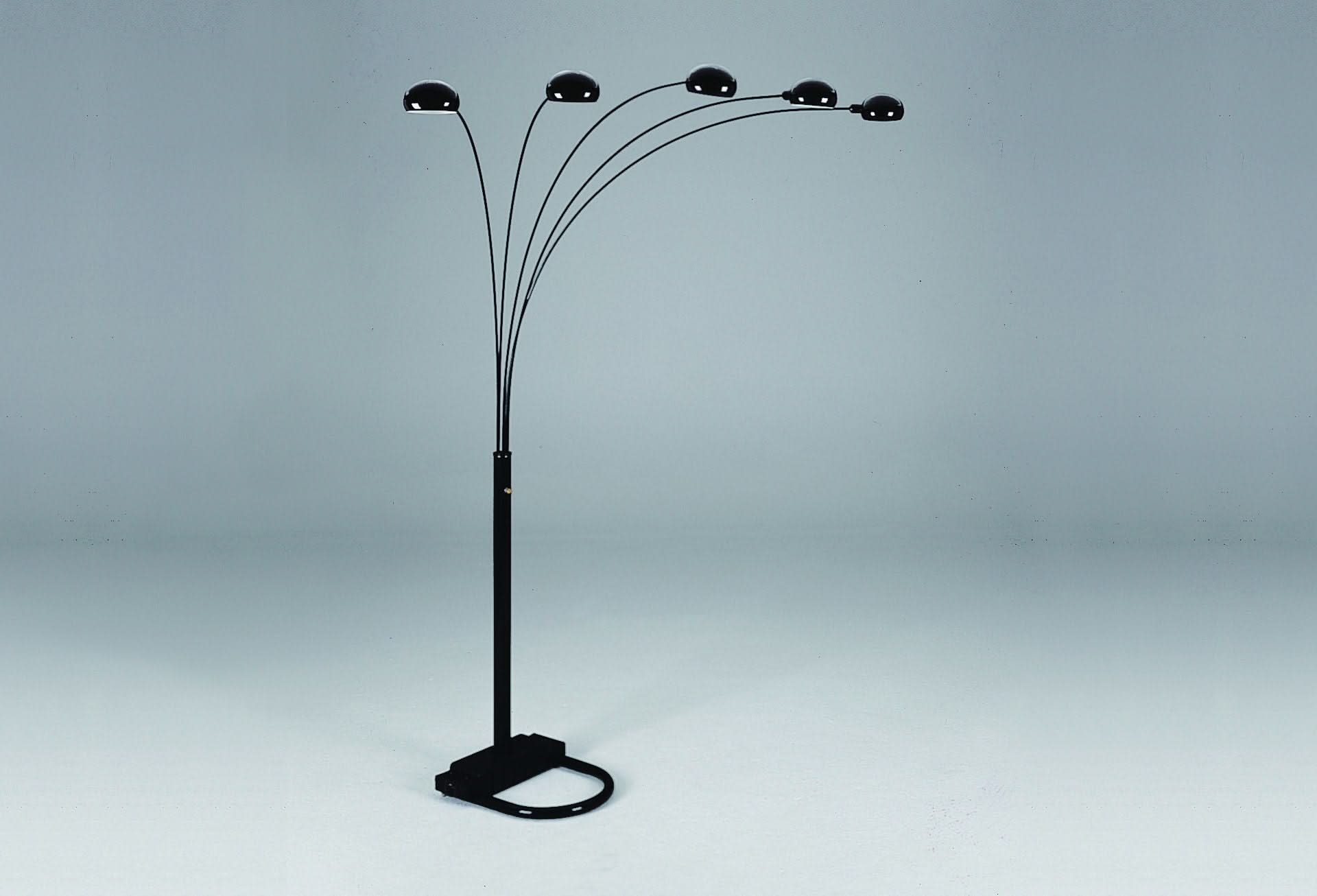 Peacock - Shade Floor Lamp - Black