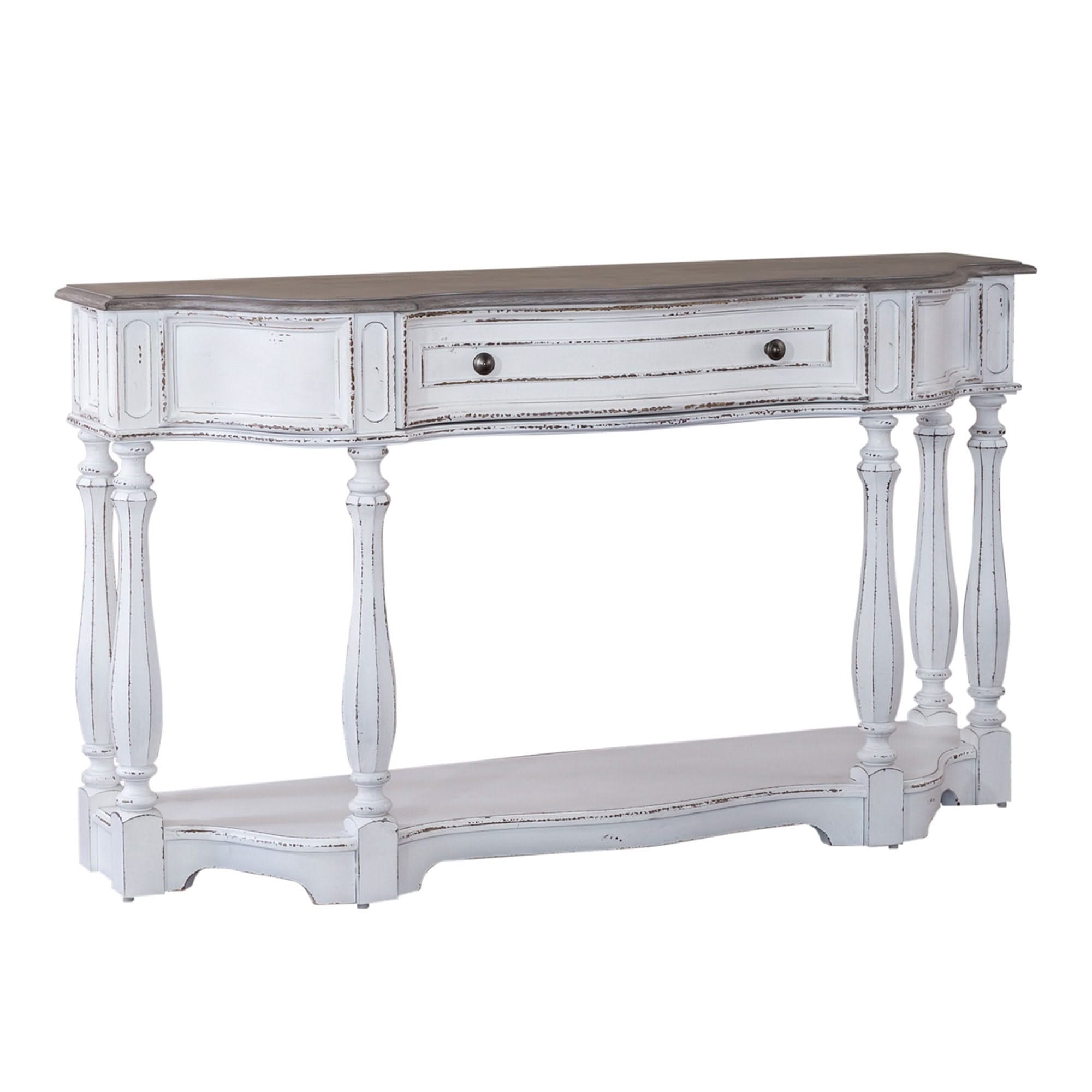 Magnolia Manor - Hall Console Table - Antique White