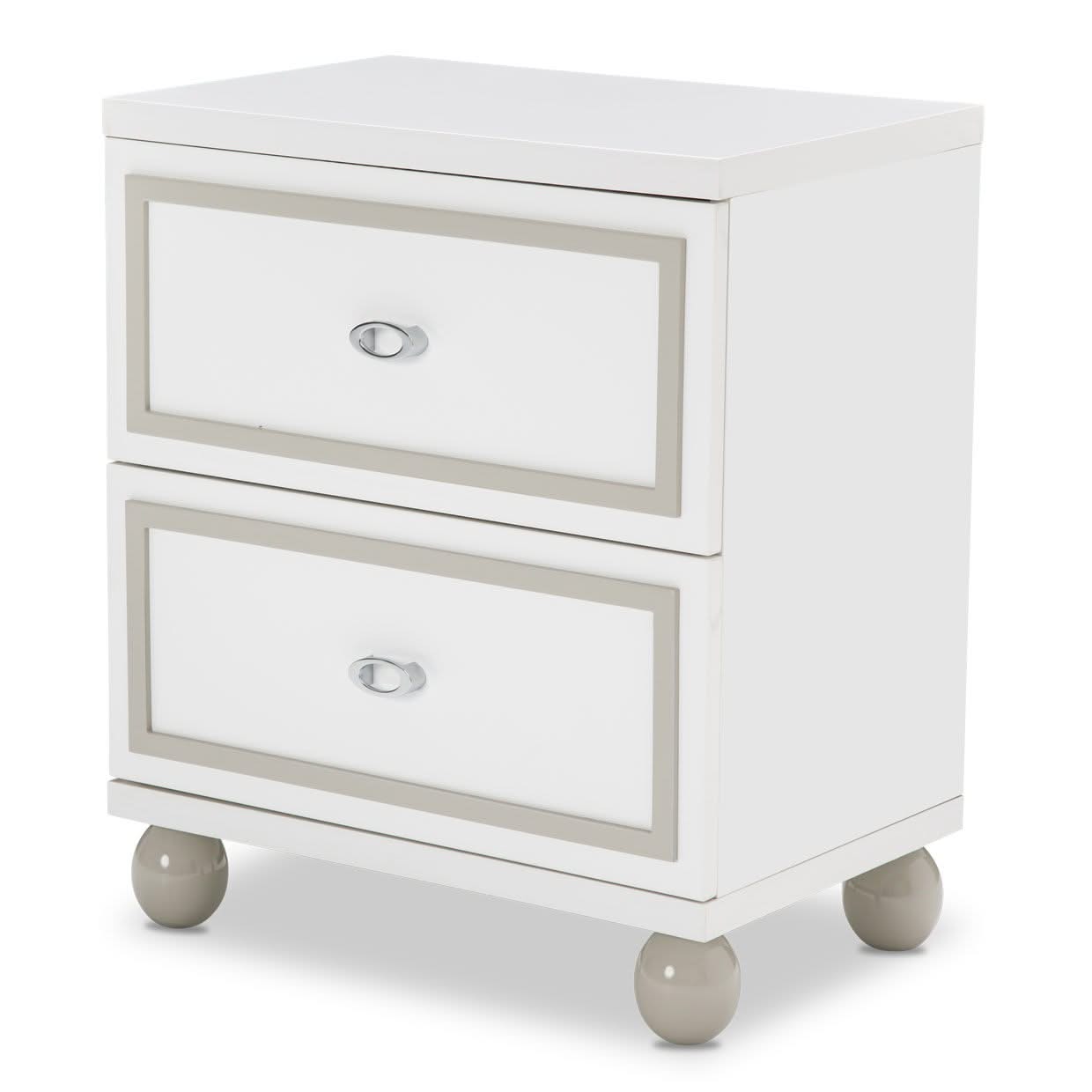 Sky Tower - Nightstand - White