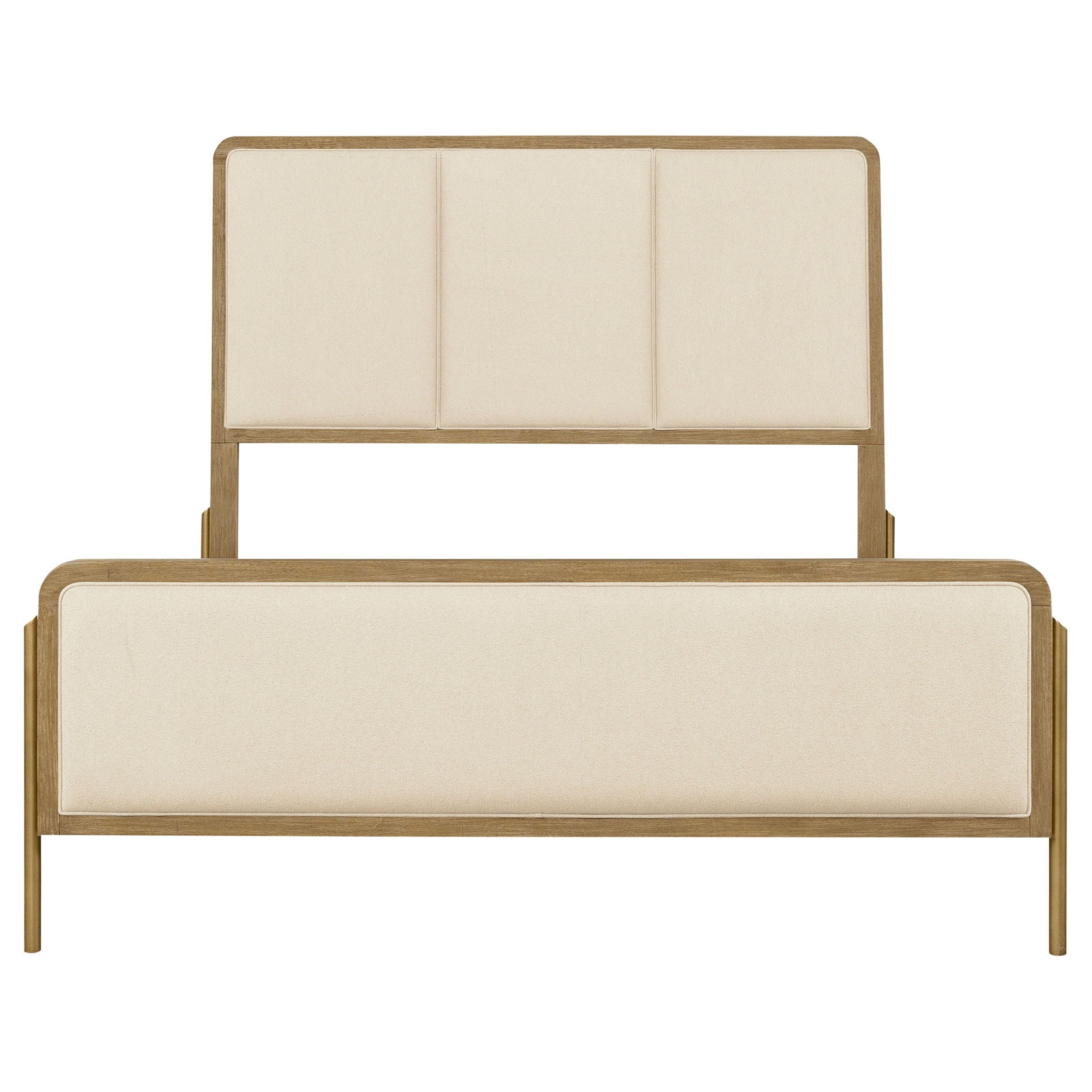 Arini 56-inch Queen Panel Bed Cream and Sand Wash