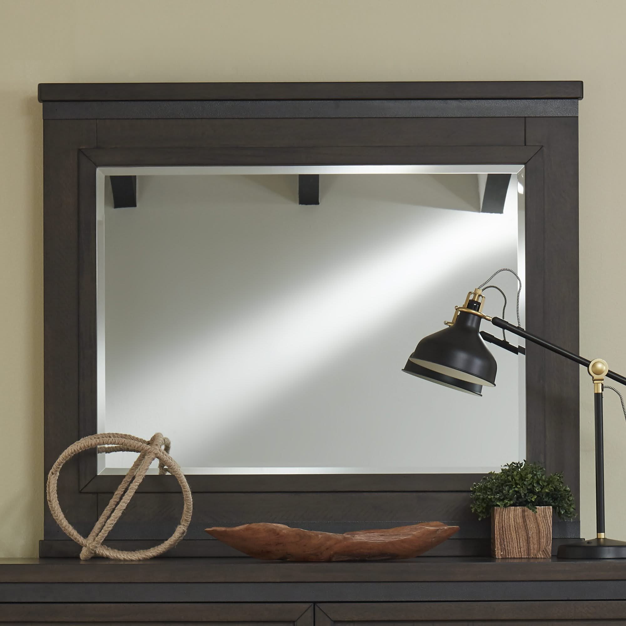 Thornwood Hills - Mirror Metal Strip Accents - Rock Beaten Brown