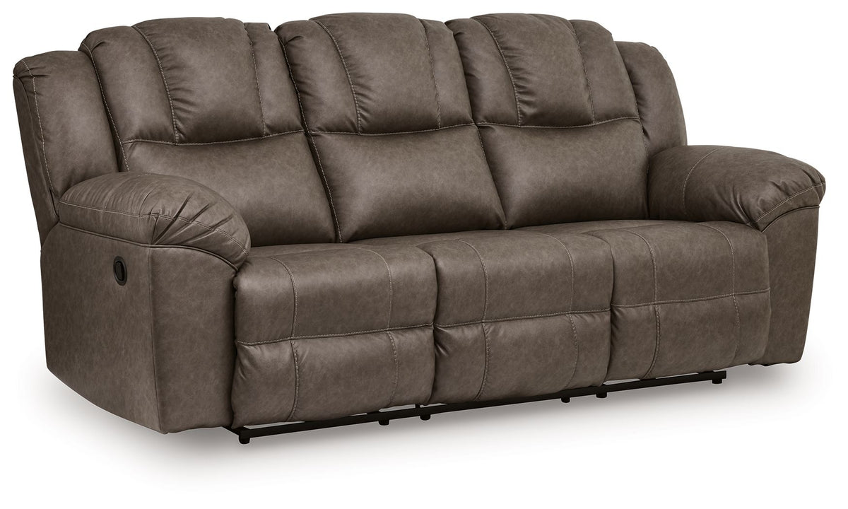 Lowilla - 2 Pc. - Reclining Sofa And Loveseat - Driftwood - Exclusive Furniture